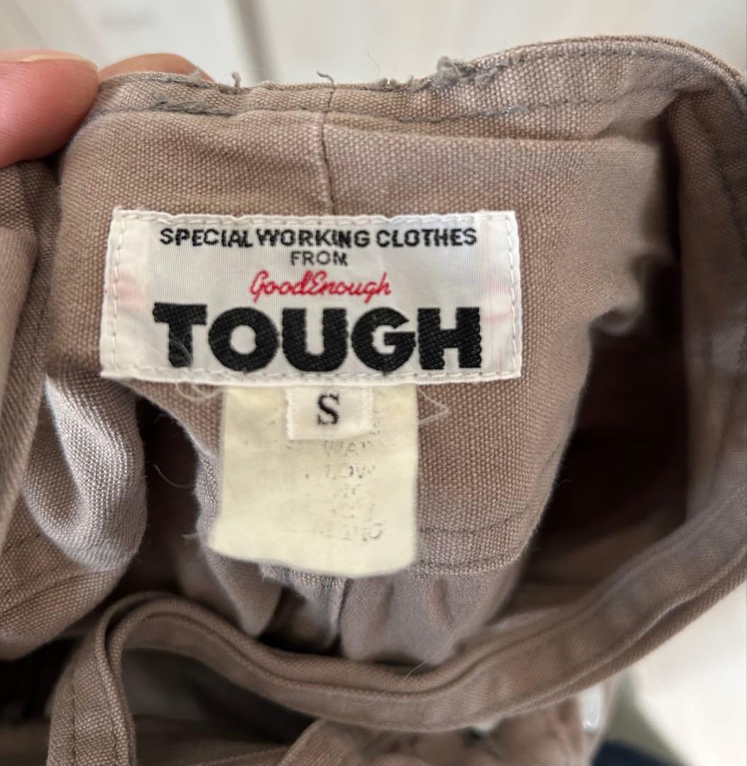 Goodenough グッドイナフ　オーバーオール　ベージュ　サイズS