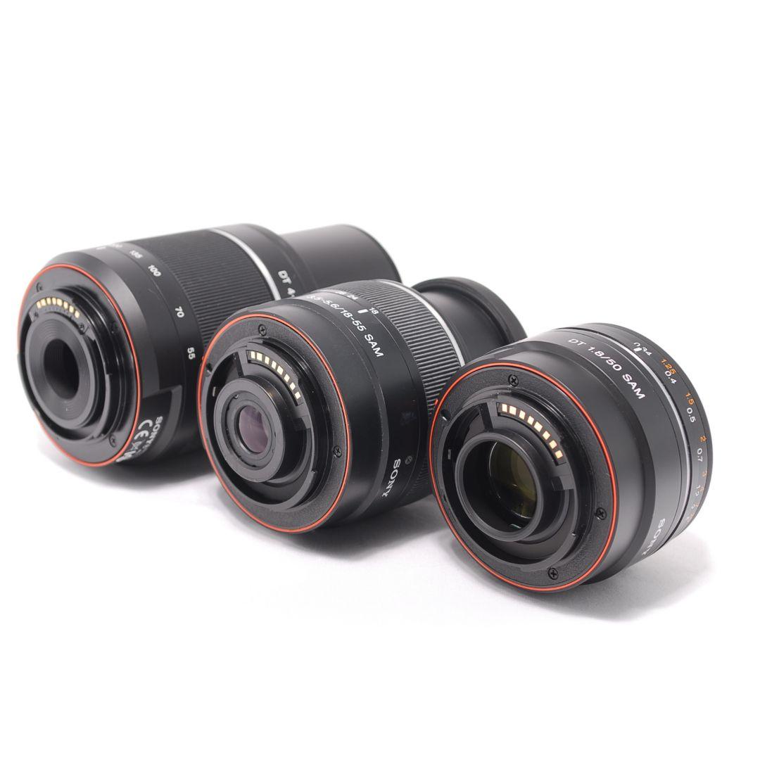 ❤即購入1000円OFF❤ SONY α65 単焦点 望遠 レンズ3本セット