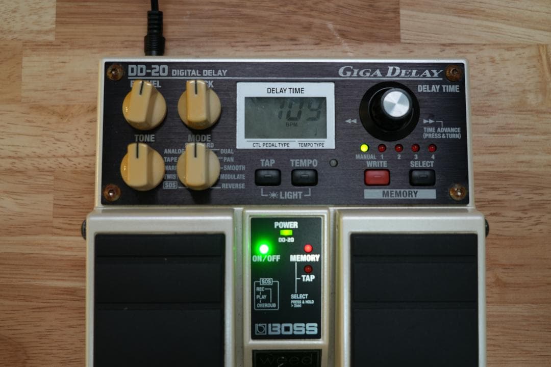 ギター BOSS DD-20 Giga Delay weed custom