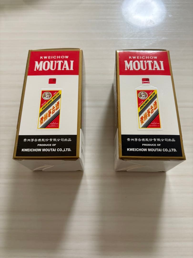 【新品・未開封】貴州茅台酒　マオタイ酒　100ml 箱付　2本セット