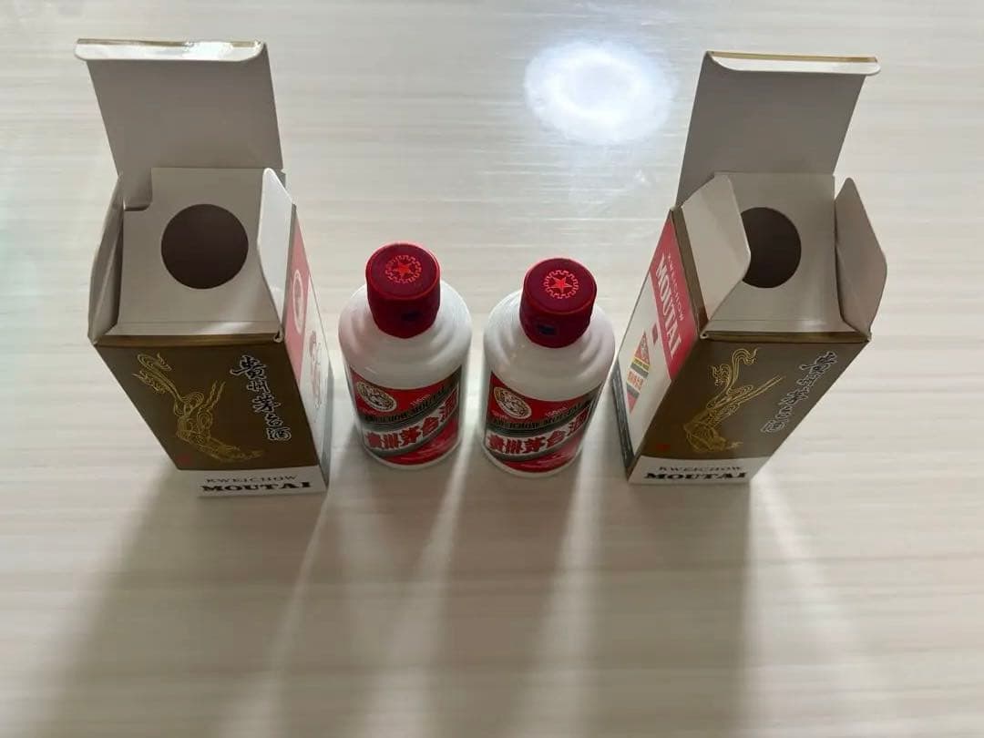 【新品・未開封】貴州茅台酒　マオタイ酒　100ml 箱付　2本セット