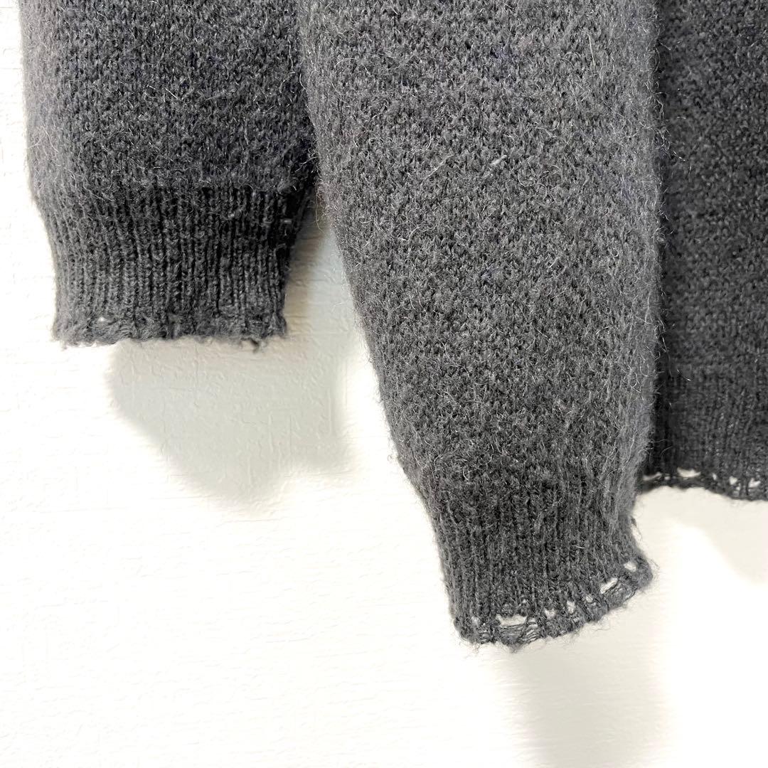 emary モヘア混 ニット ダメージ加工