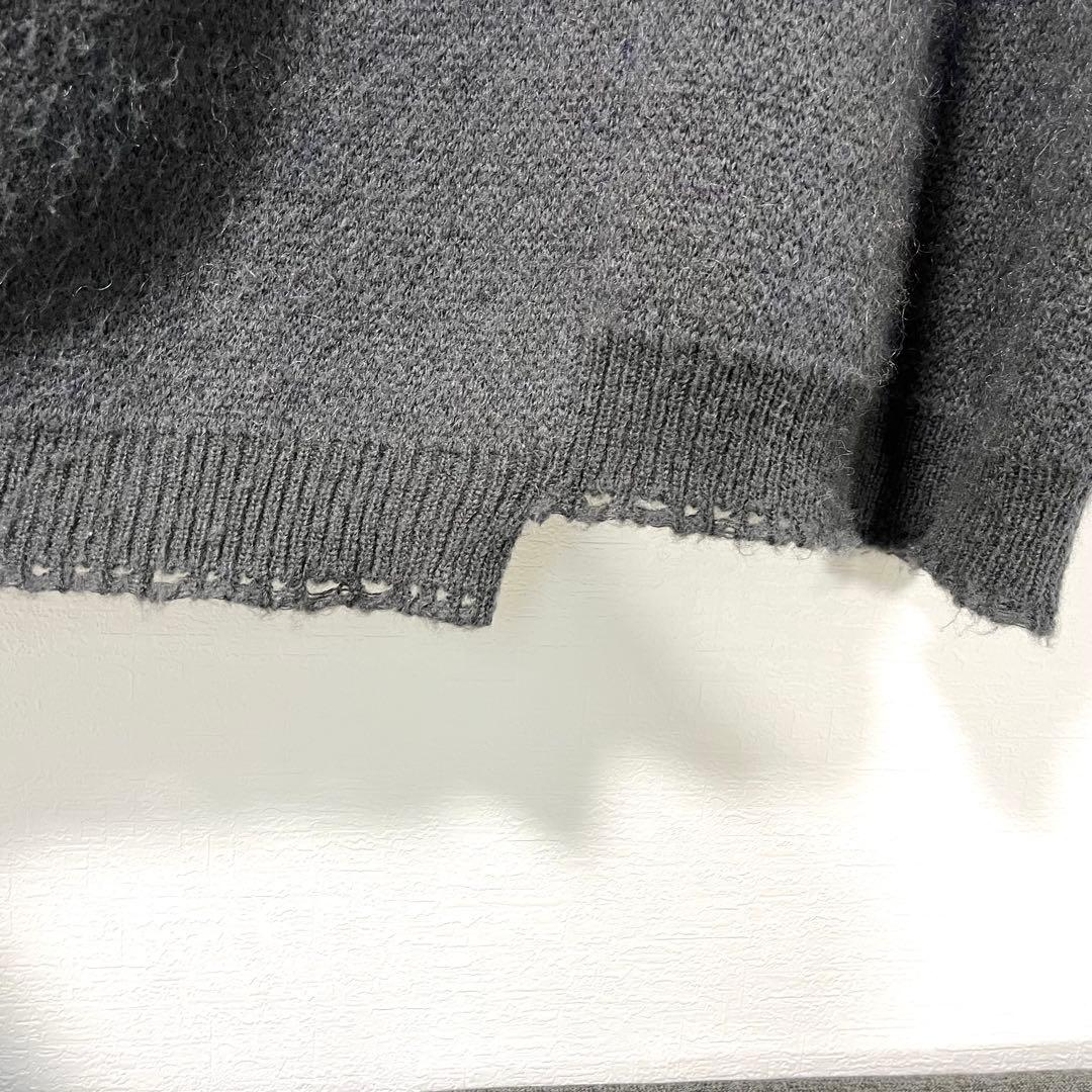 emary モヘア混 ニット ダメージ加工