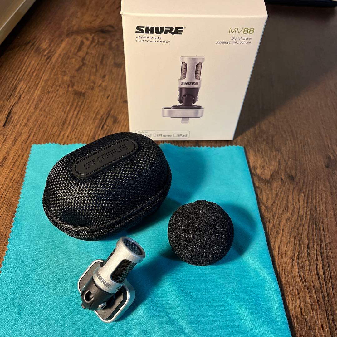 shure シュア　MV88 iPhone用　マイク