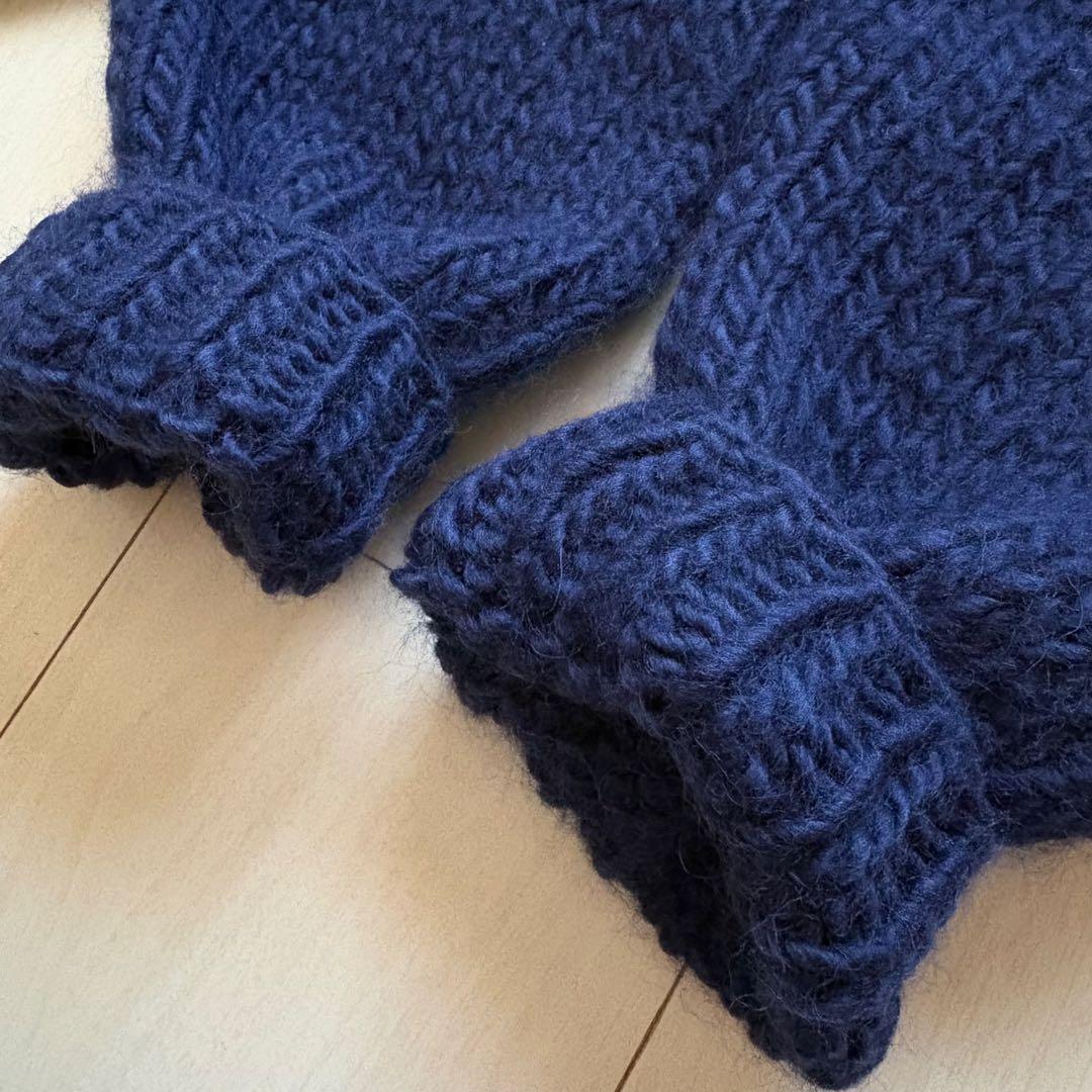 マイアミベーシック ウール ベーシック セーター ローゲージ ラグランスリーブ