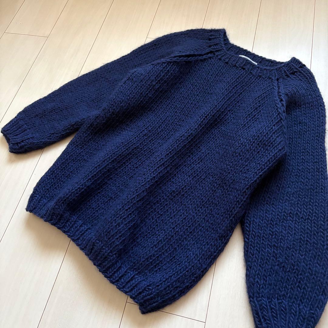 マイアミベーシック ウール ベーシック セーター ローゲージ ラグランスリーブ