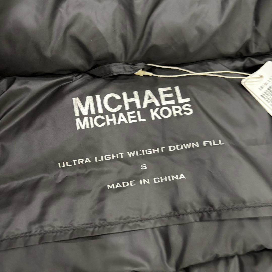 【新品】マイケルマイケルコース　ダウンジャケット　ブラック　フード　ファー