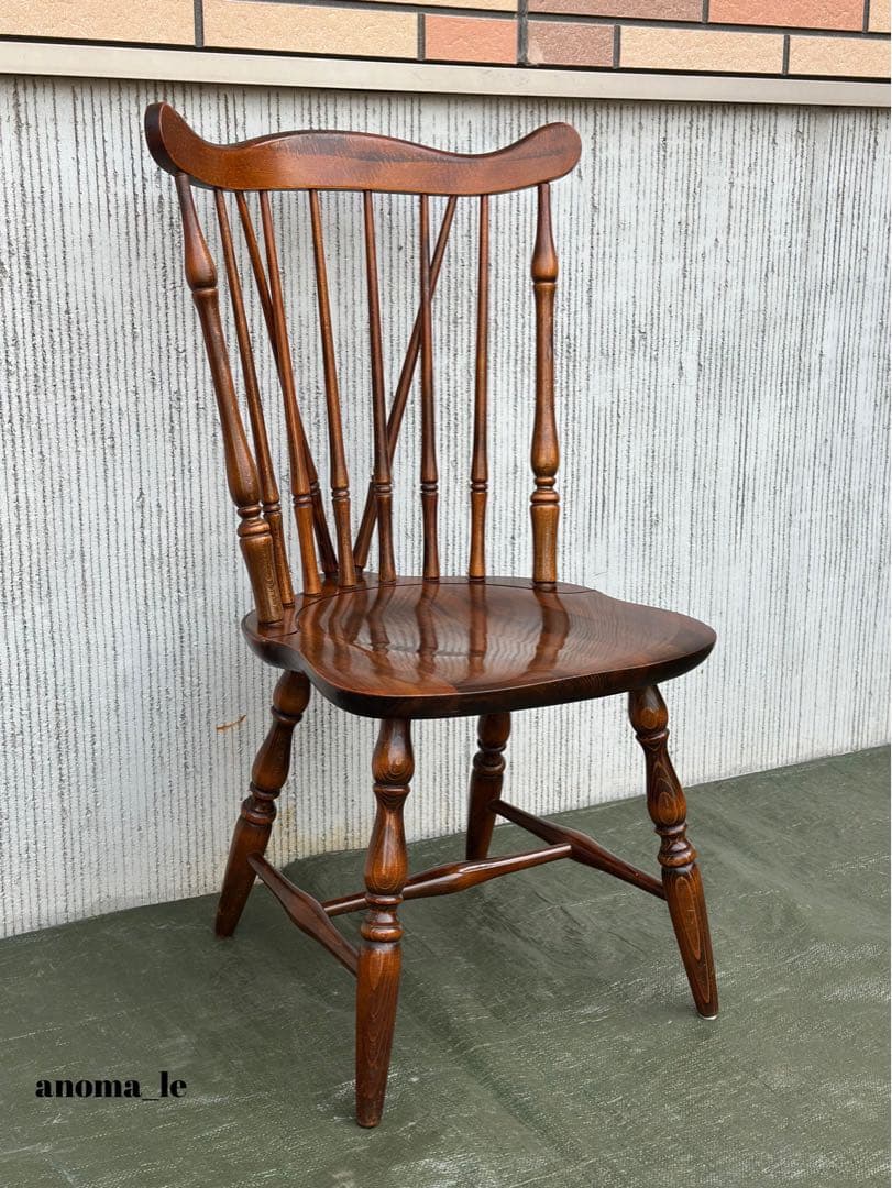 【ダイニングチェア】飛騨産業　キツツキ　ウィンザーチェア　スティックバック