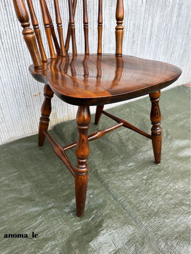 【ダイニングチェア】飛騨産業　キツツキ　ウィンザーチェア　スティックバック