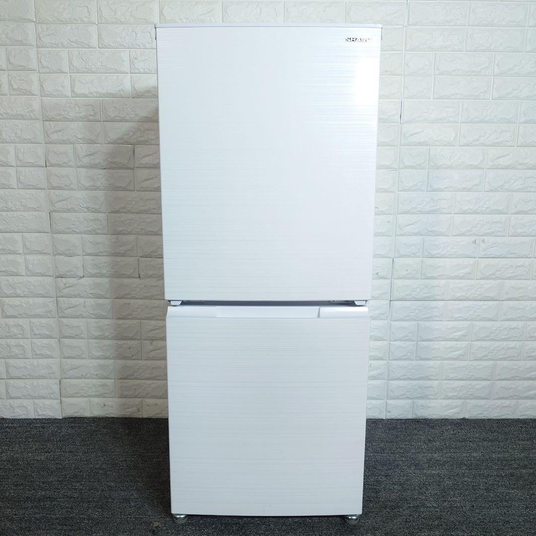 SHARP 冷蔵庫 SJ-D15G-W 152L 耐熱トップ 家電 D101