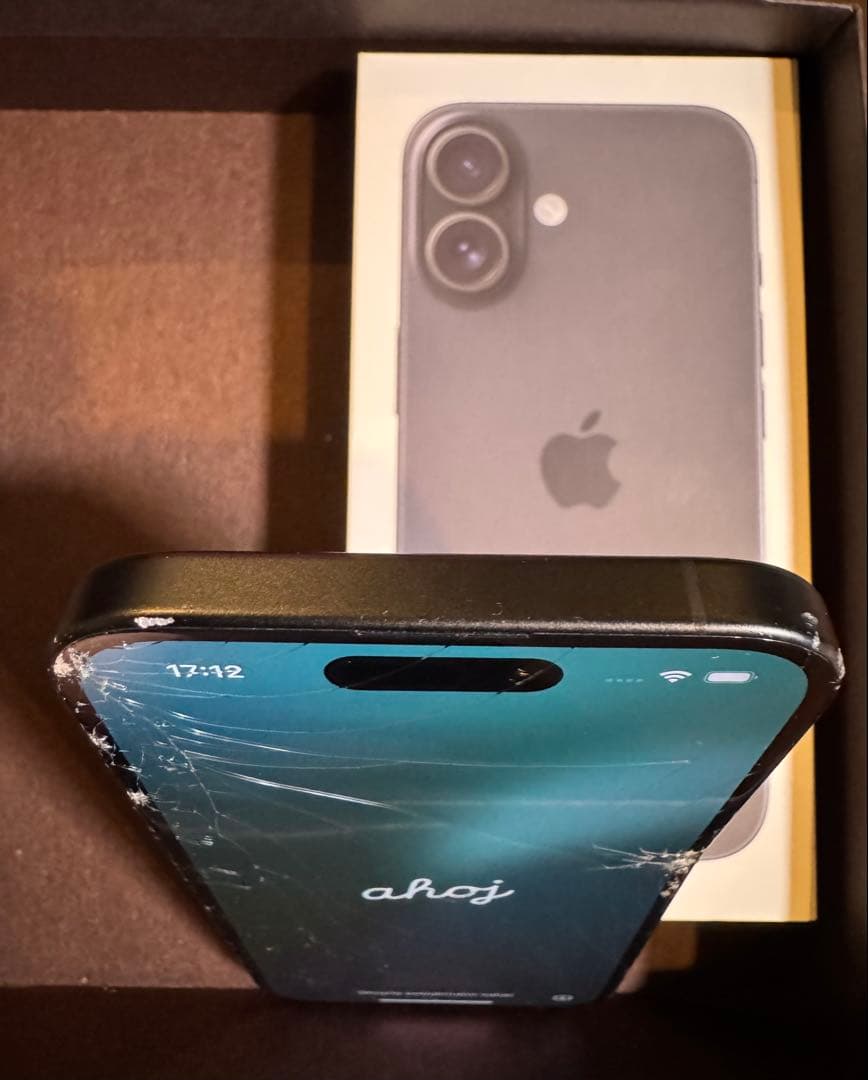 【ジャンク扱い】iPhone 16 ブラック 本体 256GB