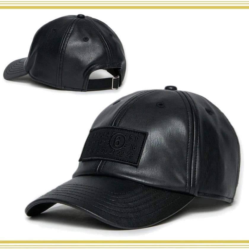 大人もOK! MM6 Maison Margiela ロゴラベルパッチ キャップ