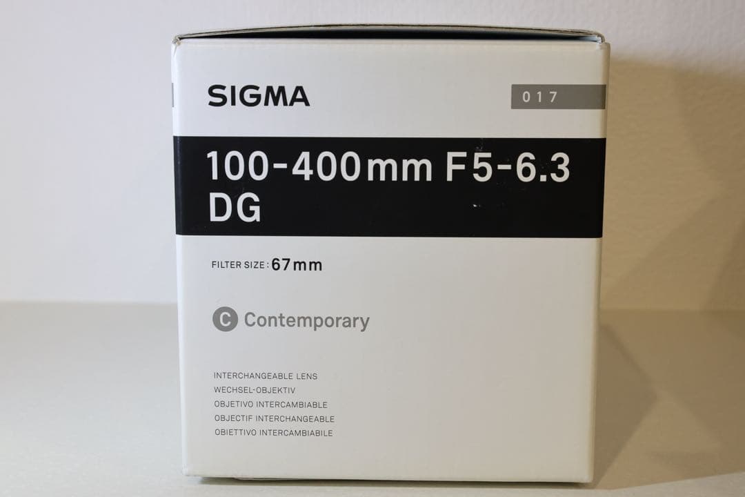 【Cannon EF】SIGMA シグマ100–400mm F5–6.3 DG