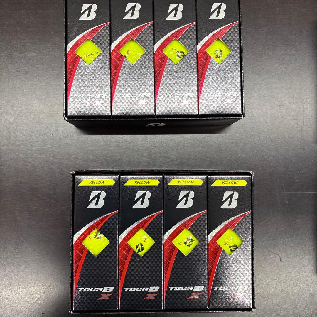 ブリヂストン TOUR B X/XS イエロー 6個入り