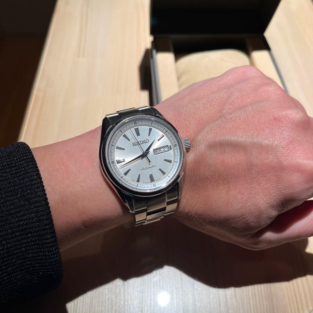 SEIKO プレサージュ SARY055/ホワイト 自動巻き　41mm