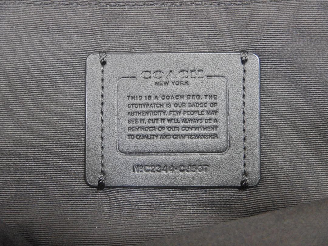 タ*ケ様 COACH コーチ エリアス ボディバッグ CJ507 レザー ブラッ