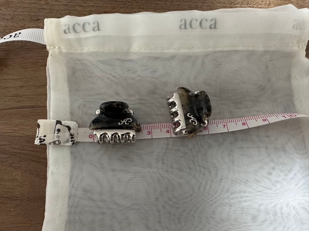 専用‼️ACCA アッカ　バービークリップ　ミニ クリップ　2個セット　グレー