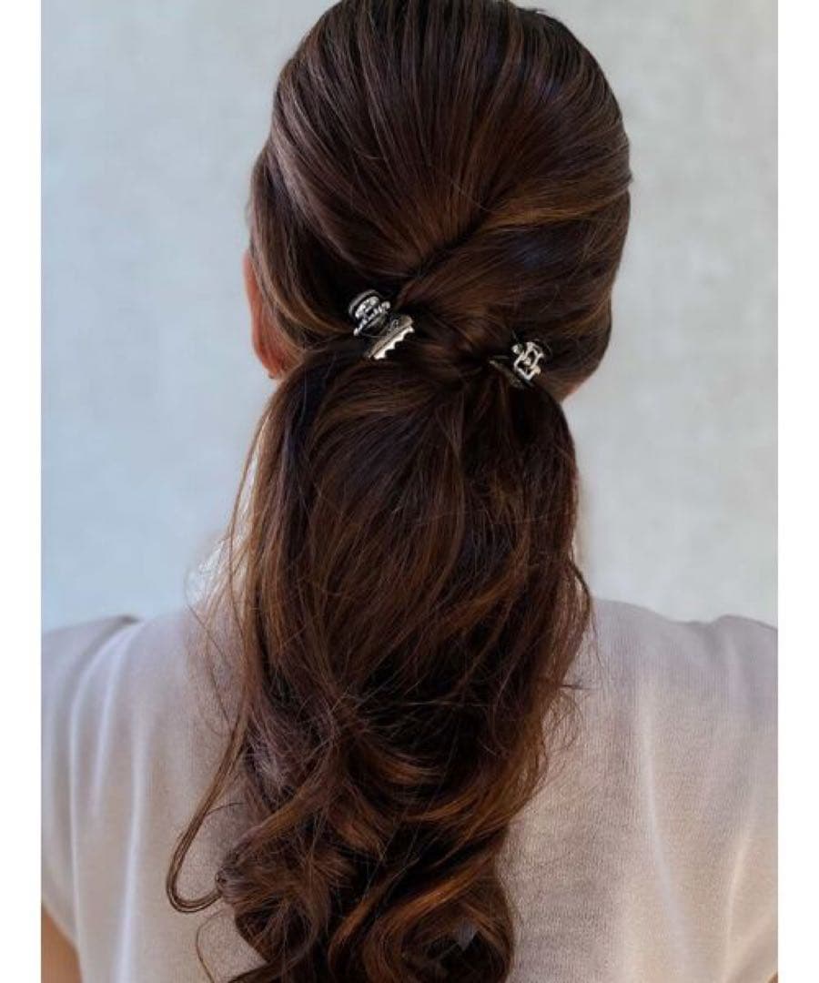 専用‼️ACCA アッカ　バービークリップ　ミニ クリップ　2個セット　グレー