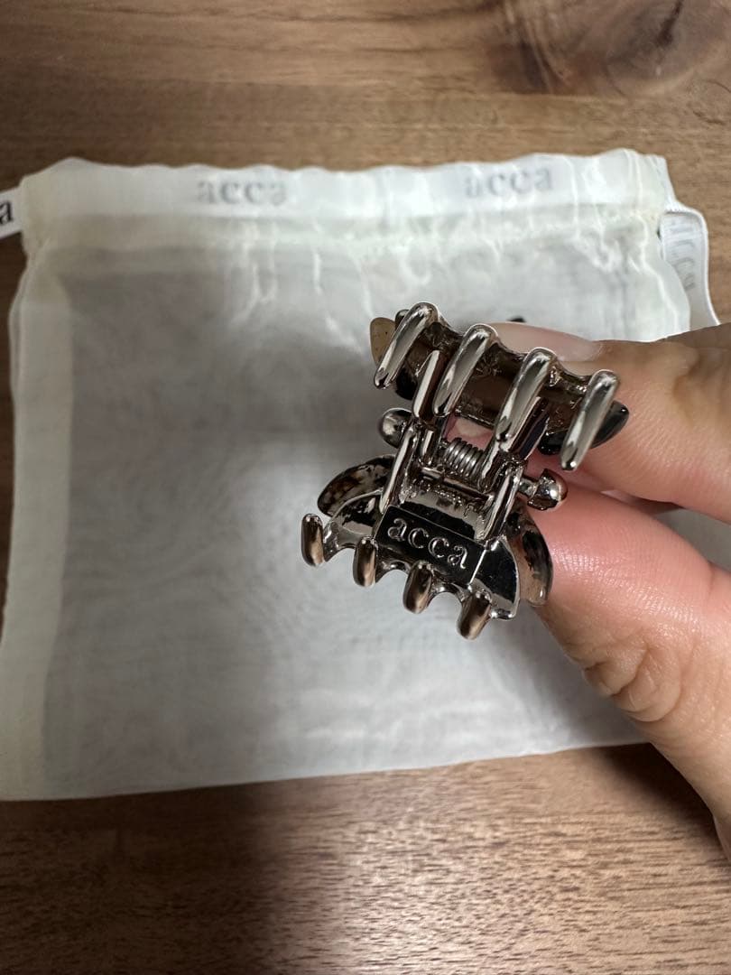 専用‼️ACCA アッカ　バービークリップ　ミニ クリップ　2個セット　グレー