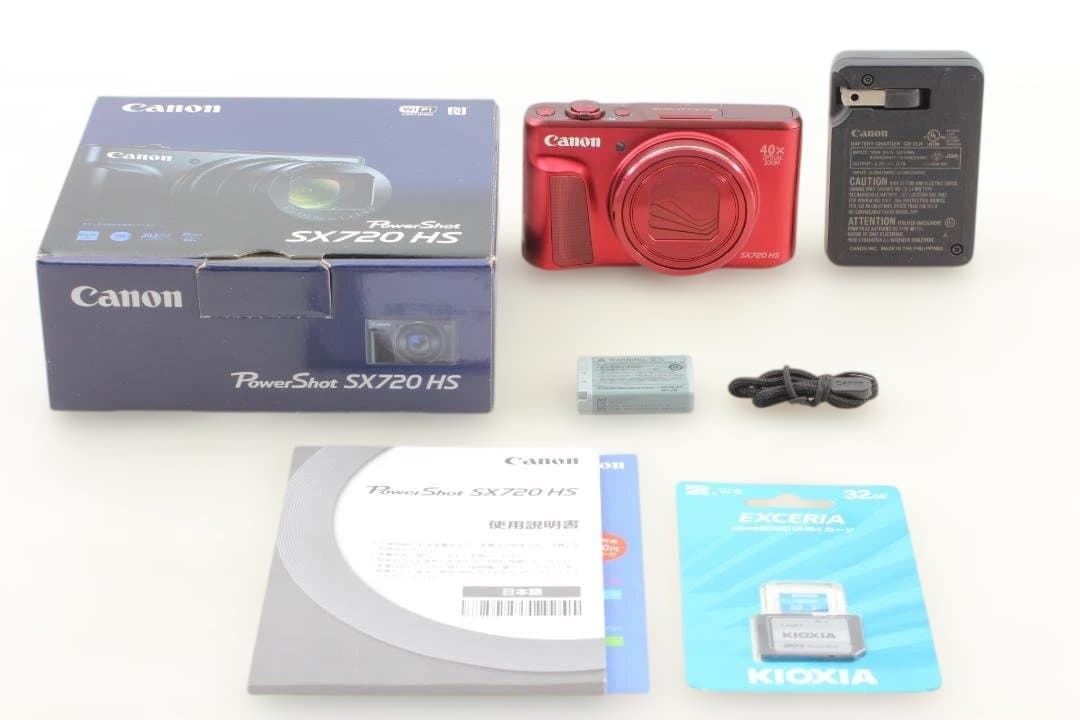 Canon PowerShot SX720 HS レッド 32GB SDカード