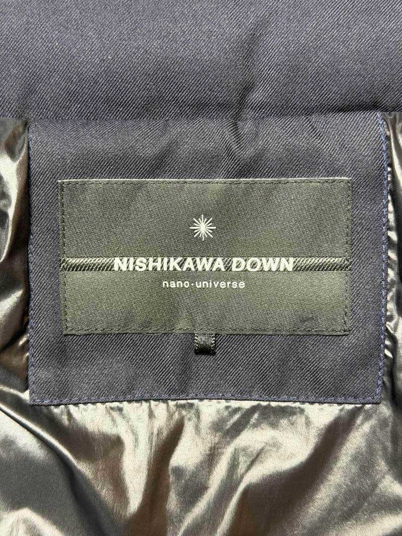 ナノユニバース　サージショートダウン　36 ネイビー　nano universe