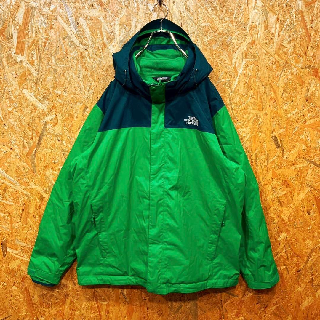 送料無料 ノースフェイス 刺繍ロゴ 激レア ゆるだぼ00s マウンテンパーカー