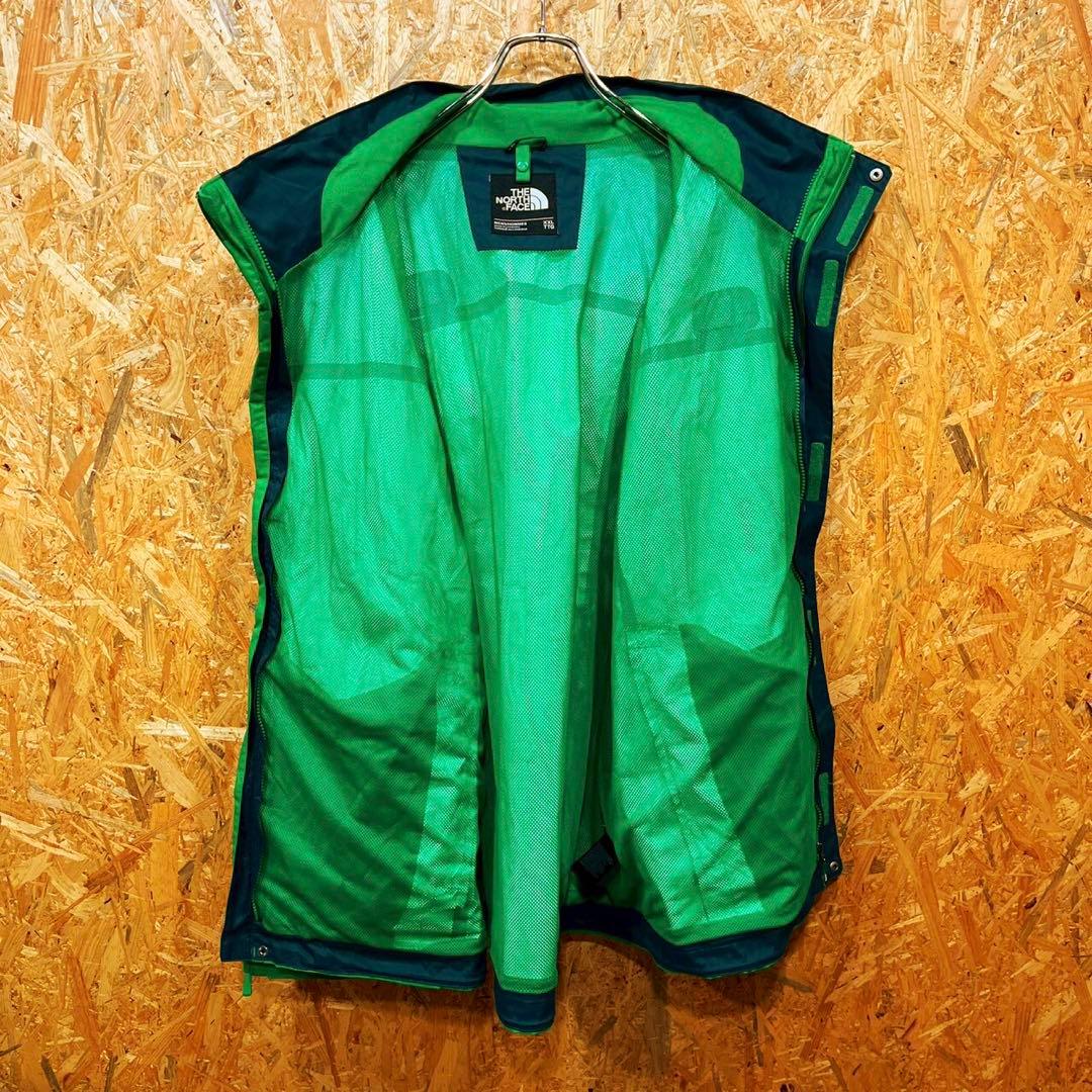 送料無料 ノースフェイス 刺繍ロゴ 激レア ゆるだぼ00s マウンテンパーカー