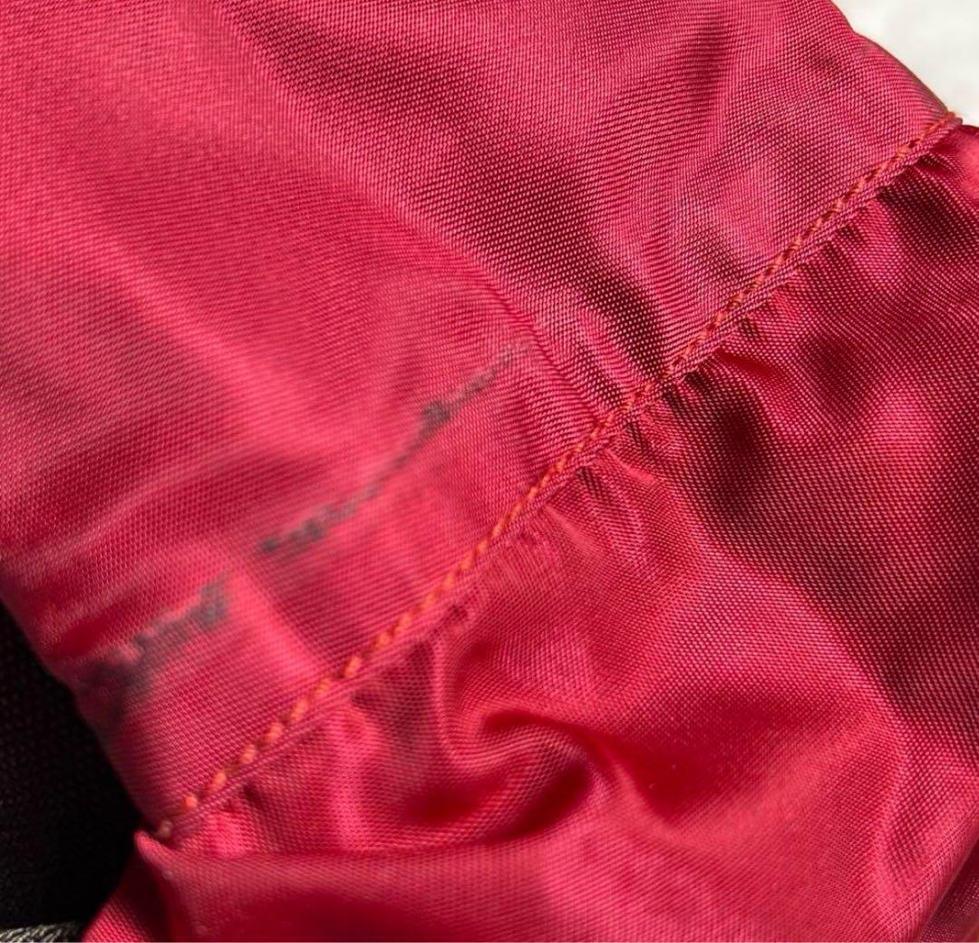 PRADA プラダ　リュック　三角ロゴ　多収納　レッド