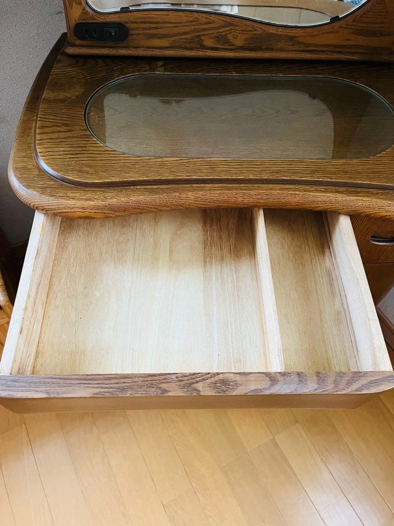 アンティーク調 ミラー付きドレッサー