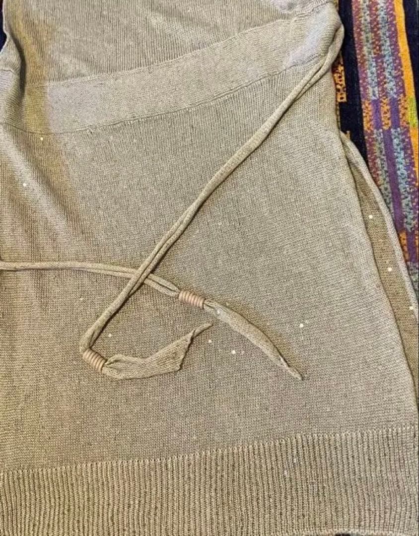 BRUNELLO CUCINELLI Vネック ワンピース M