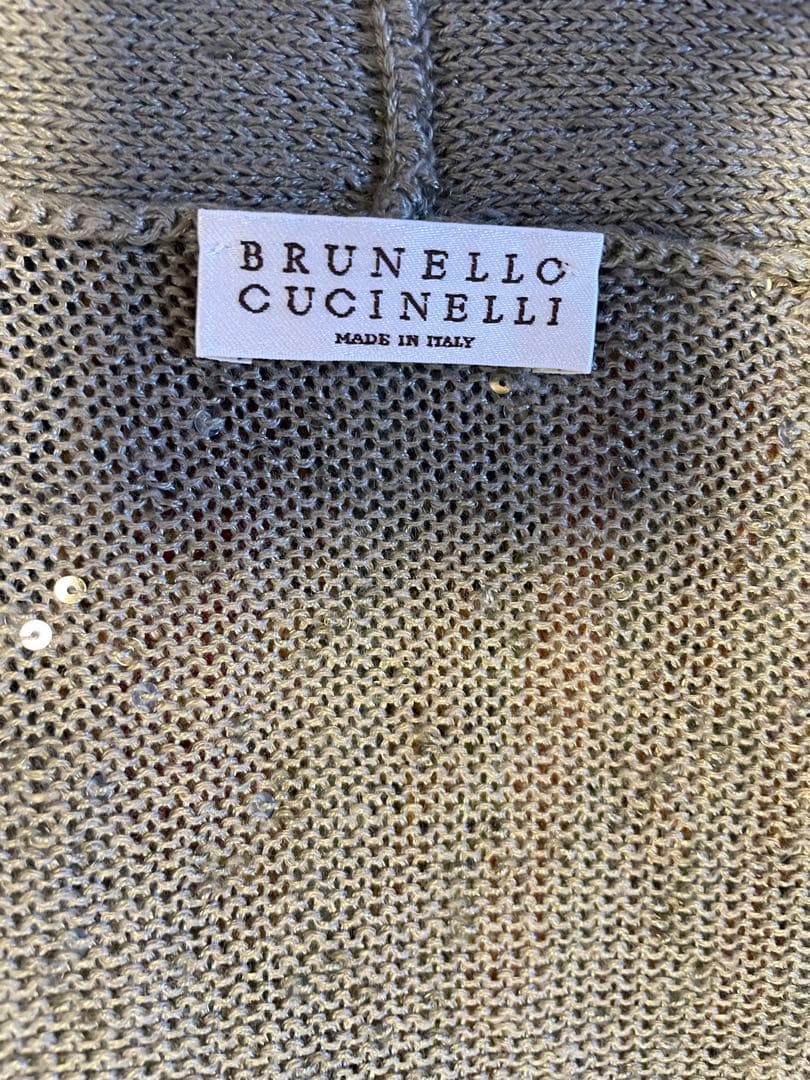 BRUNELLO CUCINELLI Vネック ワンピース M