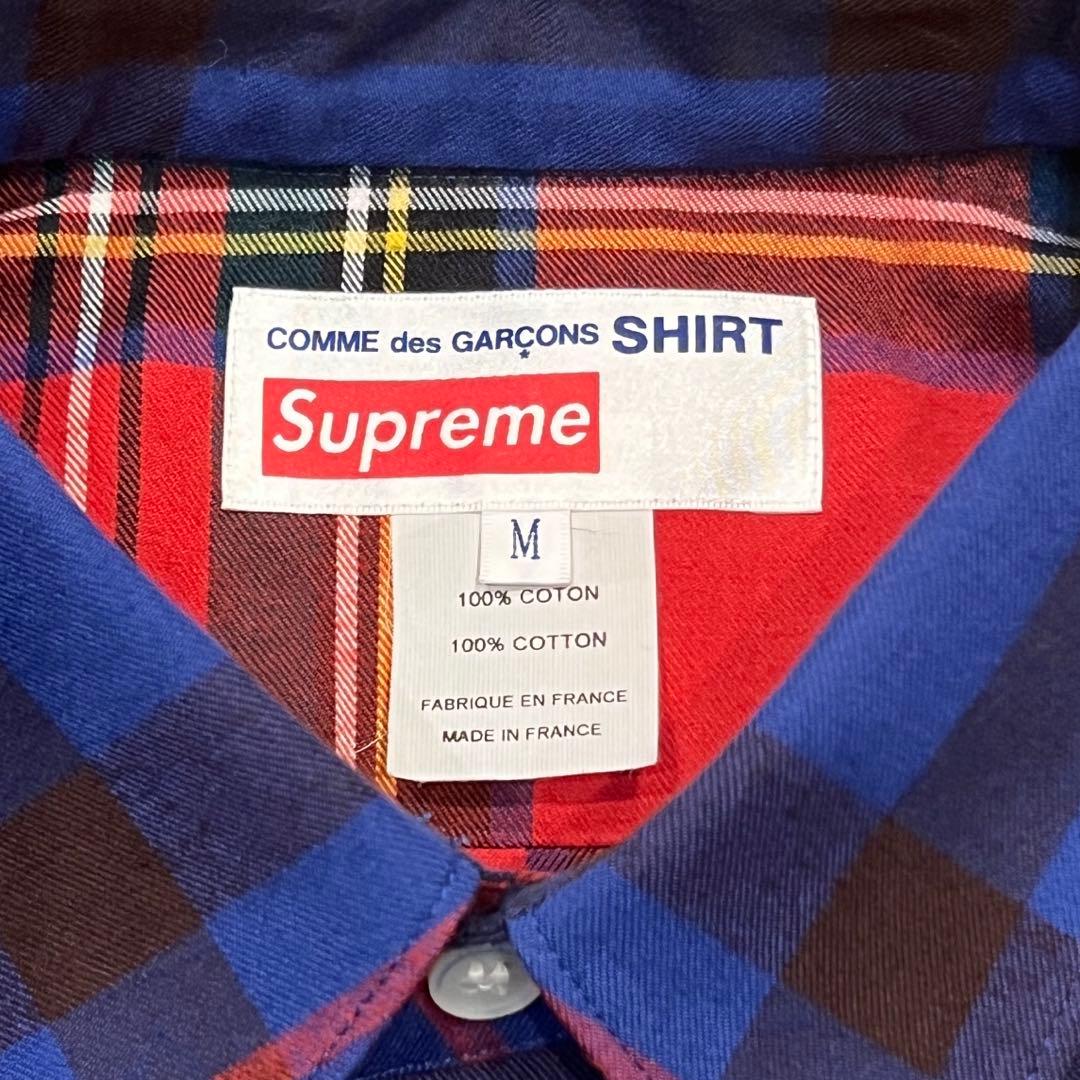 トップス Supreme COMME des GARCONS Flannel Shirt
