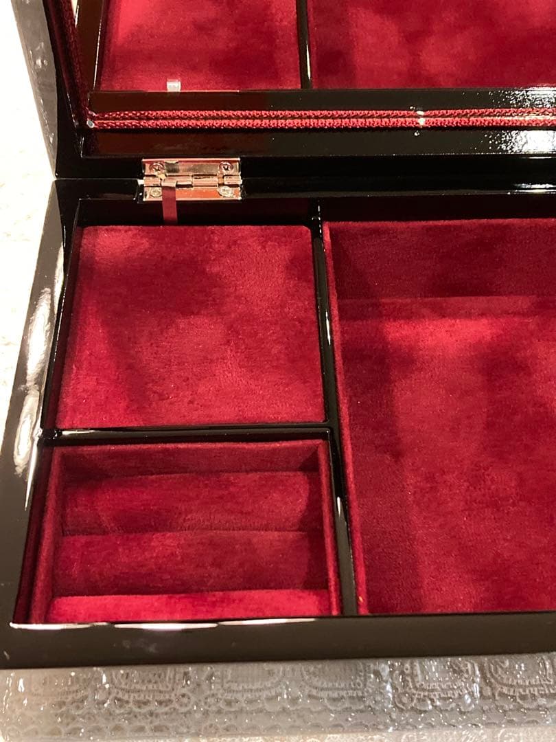 会津塗　宝石箱　桜　オルゴール