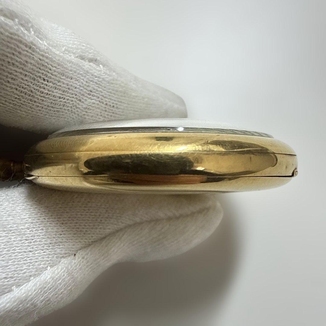 ゴールドトーン 懐中時計　ジャンク品