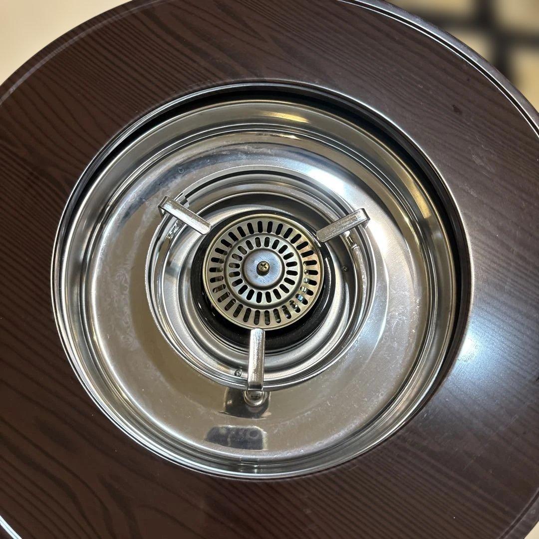 コロナ　木目調石油コンロ　煮炊き暖房一体型