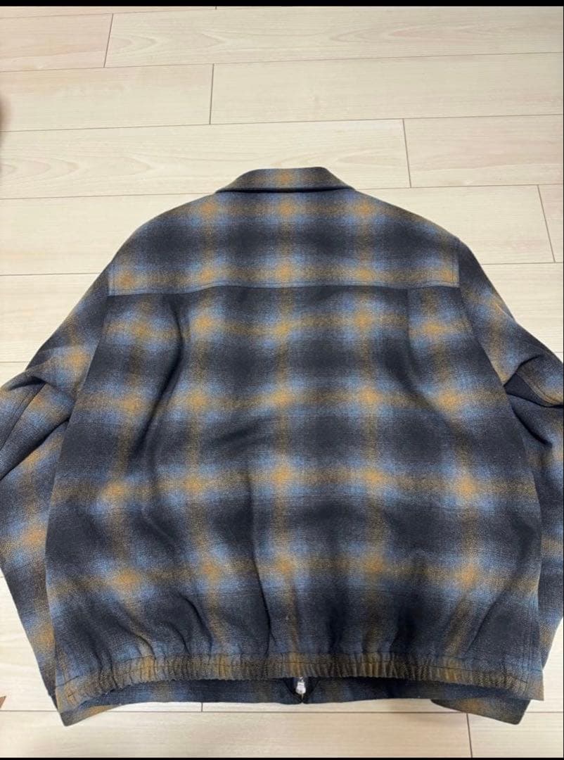 オンブレチェック パディングドリズラー ジャケット