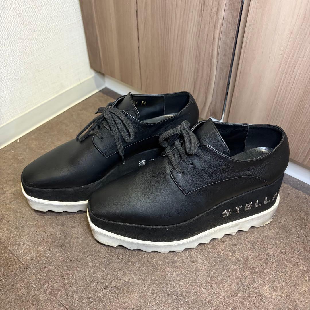 STELLA McCARTNEY エリス　プラットフォーム　36 ブラック