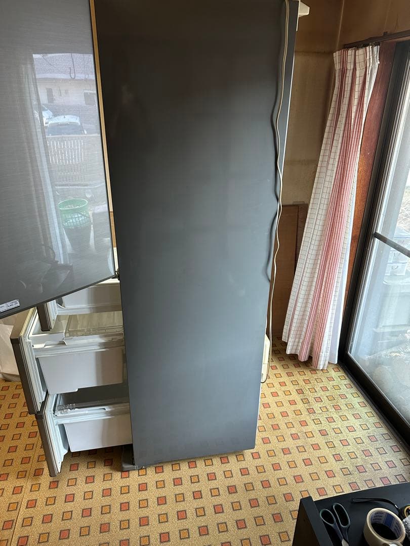 TOSHIBA 冷蔵庫401L・右開きGR-40ND-N（ステンレスシルバー）