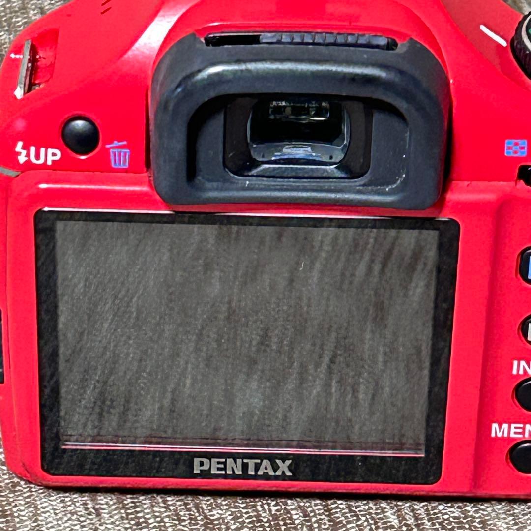 稼働品　PENTAX K-x レッド レンズキット　シャッター回数2745
