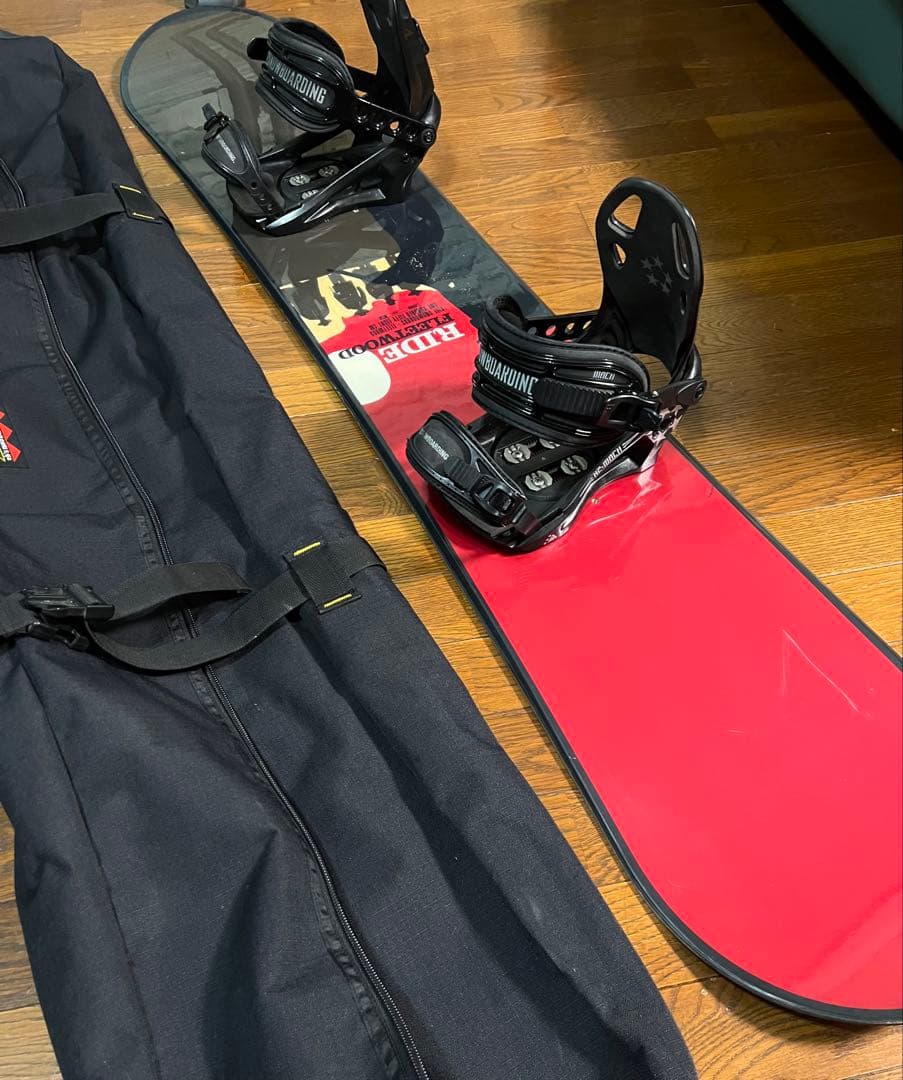 ケース付き RIDE ライド K2 ケーツー スノーボード ビンディングセット