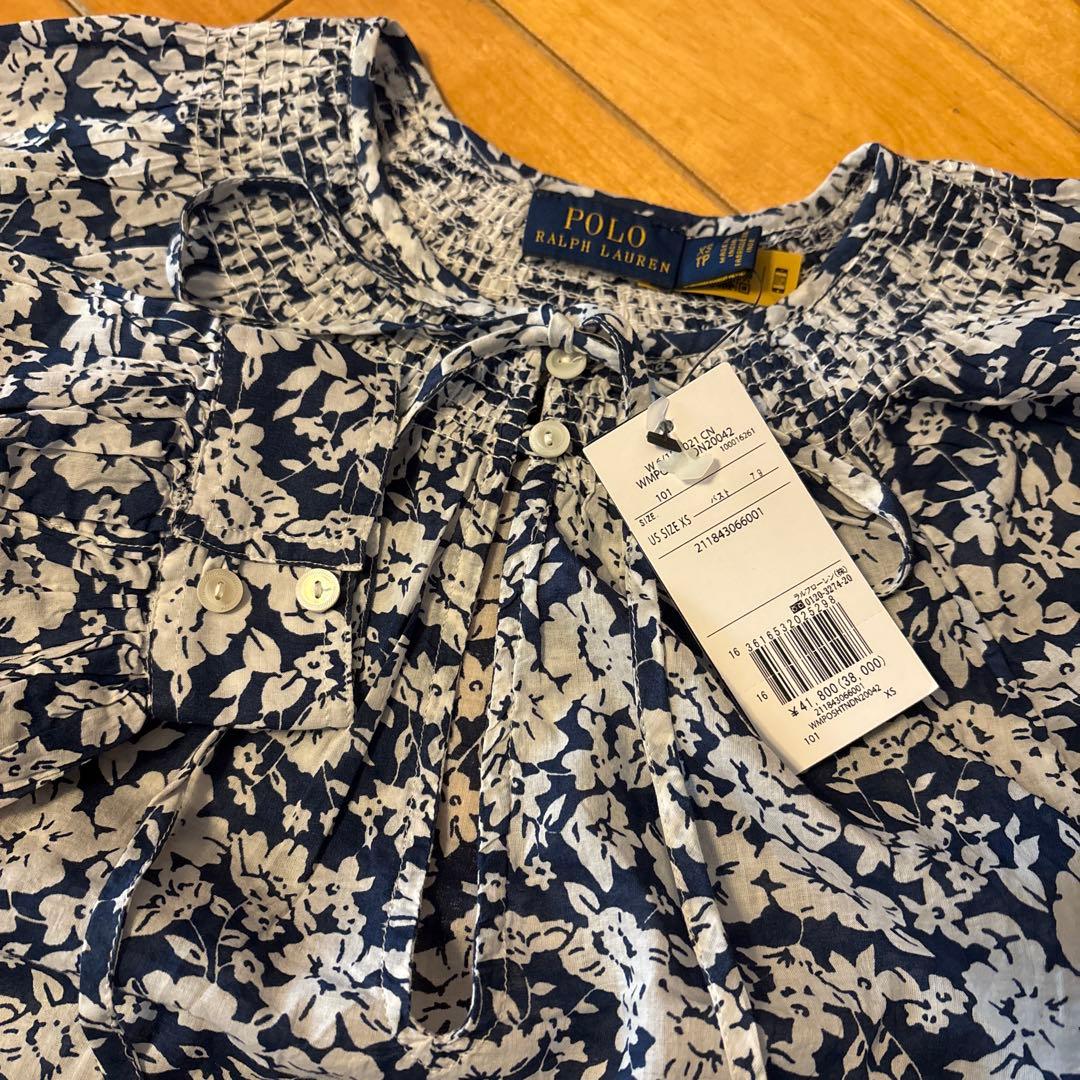 ポロラルフローレン　ボタニカルブラウス　チュニック　新品未使用タグ付き