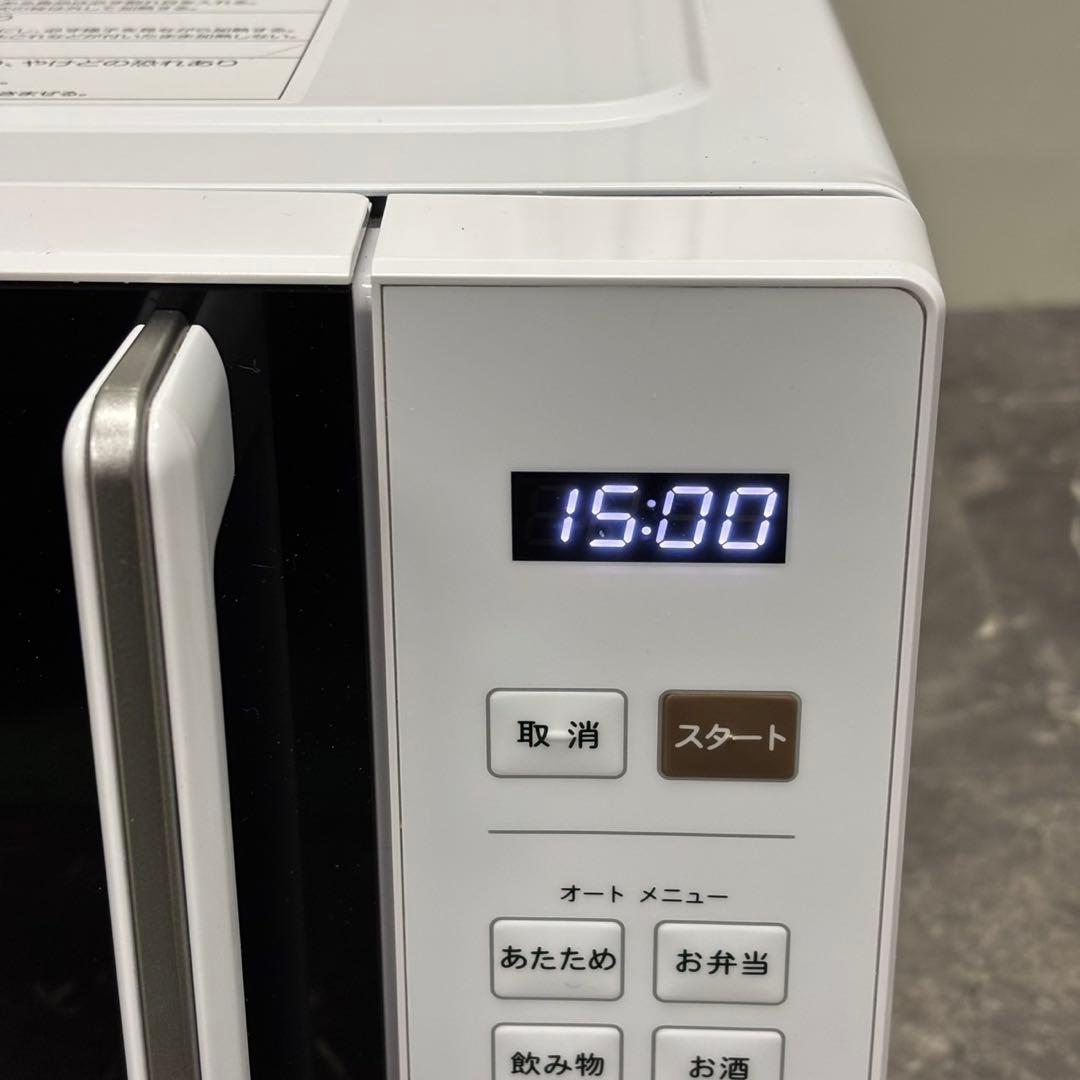 ♪送料込！2024年製 山善 フラット電子レンジ PRW-F180(W)