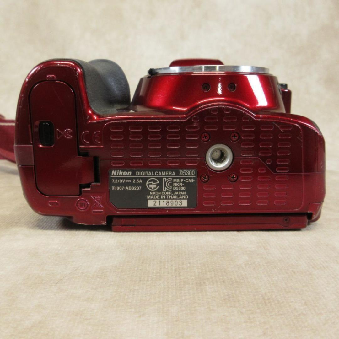 【大人気】 Nikon ニコン D5300 ボディ レッド デジタル一眼カメラ