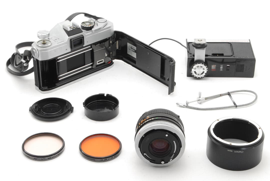 Canon FTb 50mm f1.8 一眼レフカメラ フラッシュ付き