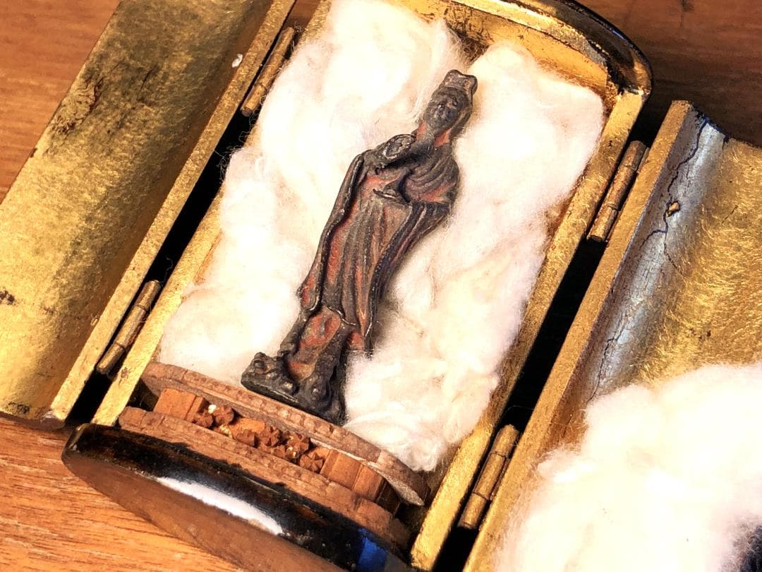 【 厨子入り観音 】　携行仏　江戸～戦前