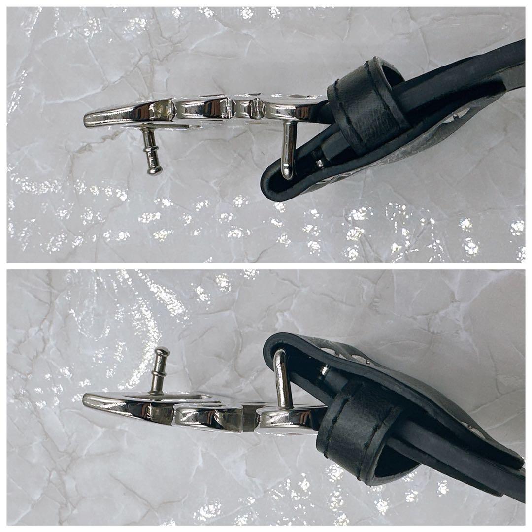 極美品 ドルチェアンドガッバーナ ベルト ロゴ バックル