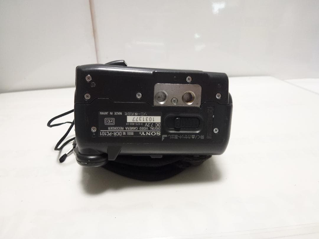 動作品　Mini DV　ソニーデジタルビデオカメラ　SONY DCR-PC101