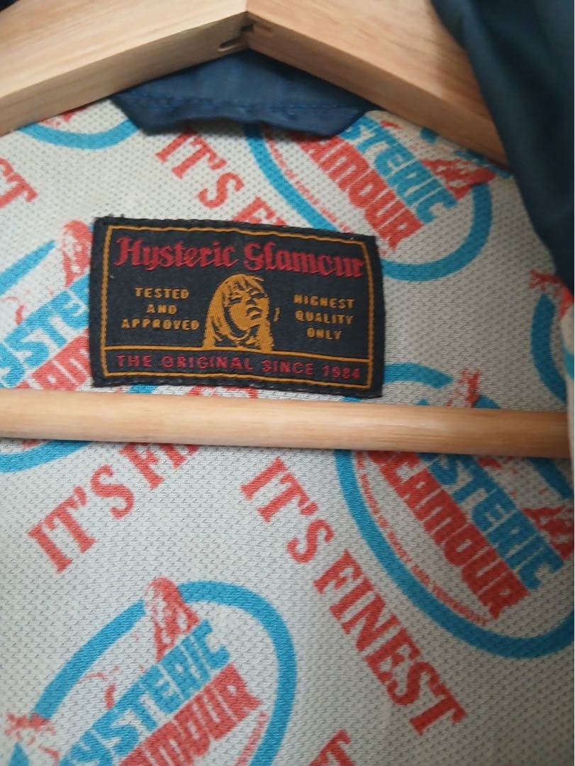 Hysteric Glamour ネイビーナイロンジャケット