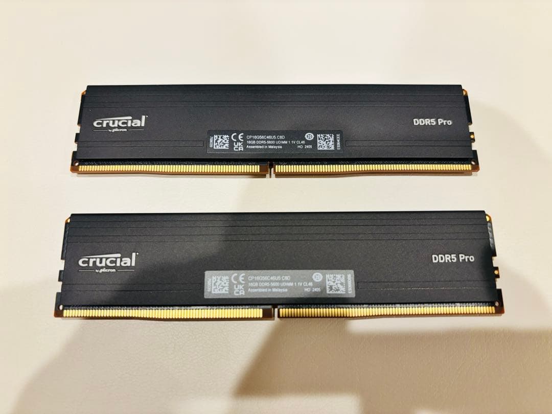 n*o様 crucial DDR5 Pro メモリ 32GB(16GB×2)