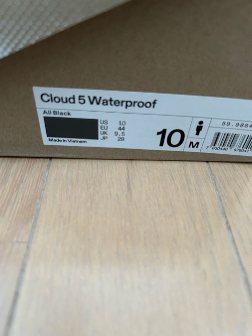 靴 On Cloud 6 Waterproof 28cm